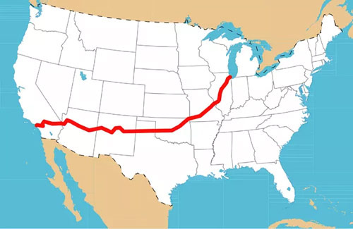 미국의 전설적인 도로 66번 국도 (Route 66) - Missouri - 1