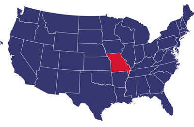 미주리주의 평균 주택 가격과 유명 관광지 - Missouri - 1
