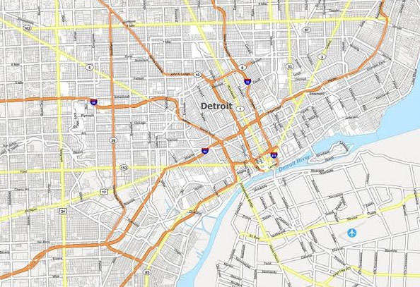 디트로이트 행정구역 구조와 지역 구분 안내 - Detroit - 1