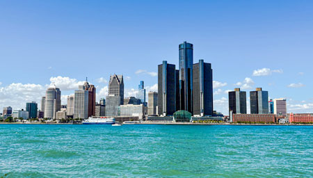 디트로이트의 사계절 날씨, 네 계절이 다 뚜렷한 편입니다 - Detroit - 1