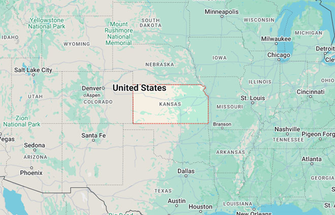 캔자스(Kansas)주 경제구조와 인종비율 - Kansas - 1