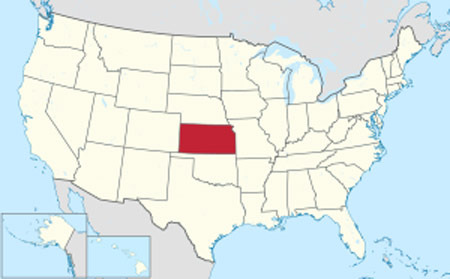 전통적인 공화당 우세 지역인 캔자스주 - Kansas - 1