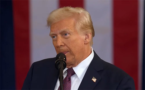 Trump Announces Strong Executive Actions at Inauguration - Los Angeles - 1