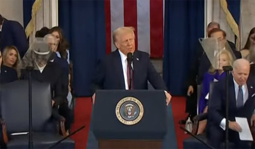 President Trump Declares "National Energy Emergency" - San Francisco - 1