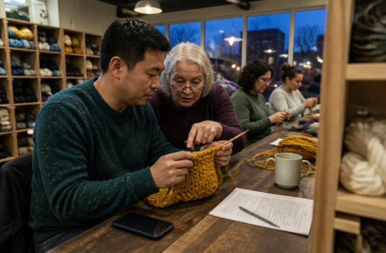 스마트폰 대신 뜨개질, 요즘 뜨는 아날로그 취미 입문기 - Ann Arbor - 1