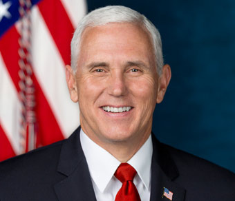 Politician Mike Pence from Indiana - Indiana - 1