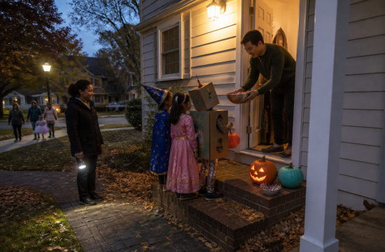 My First Halloween in America: Neighborhood Etiquette for Handing Out Candy - Tenafly - 1