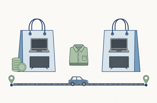 Philadelphia 8% vs Delaware 0%, Calculating Black Friday Shopping Returns - Philadelphia - 1