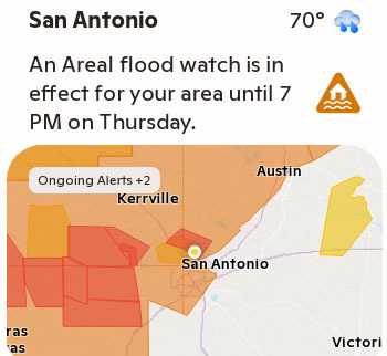 샌안토니오 홍수주의보(Flood Watch) 발효 소식 - San Antonio - 1