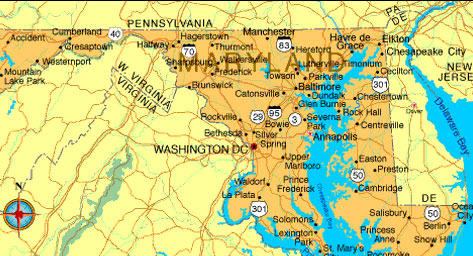 메릴랜드주의 정치적 성향 및 행보 - Maryland - 1