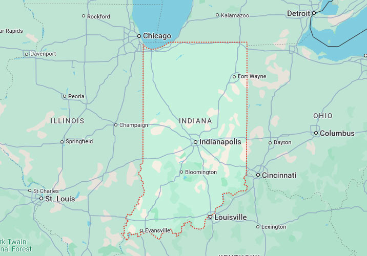 Introducing Major Freeways in Indiana - Indiana - 1