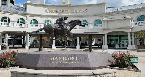 켄터키 더비의 명마! 바바로 동상(Barbaro Statue) - Kentucky - 1