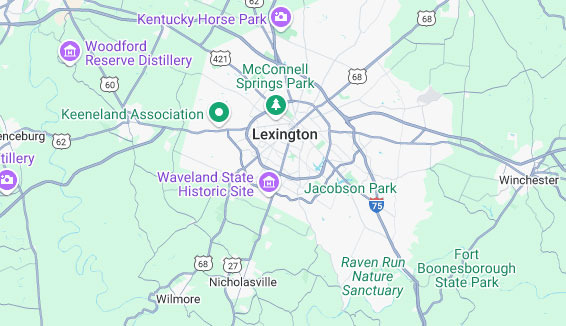 Major Freeway Information Passing Through Lexington - Lexington - 1