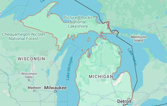미시간 주에 있는 중요한 프리웨이들 - Michigan - 1