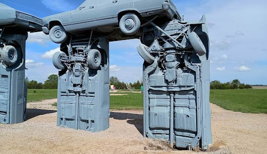 얼라이언스(Alliance)에 위치한 카헨지(Carhenge) - Nebraska - 1