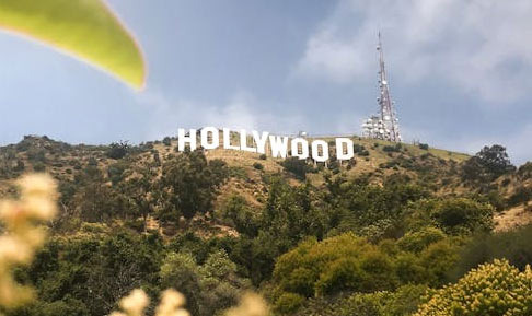 Symbol of the Film Industry in the LA Area - Hollywood Sign - Los Angeles - 1