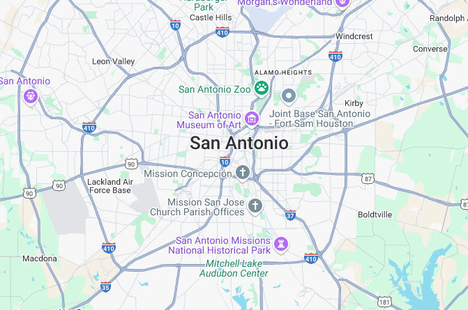 San Antonio의 주요 프리웨이와 순환 고속도로 정보 - San Antonio - 1