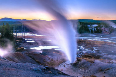 Yellowstone National Park Located on the Border of Wyoming and Montana - Wyoming - 3