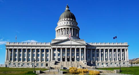 솔트레이크시티 다운타운에 위치한 유타 주 의사당 - Salt Lake City - 1