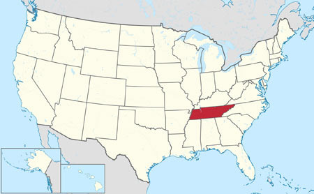 미국의 16번째 주로 인준되었던 테네시 주 - Tennessee - 1