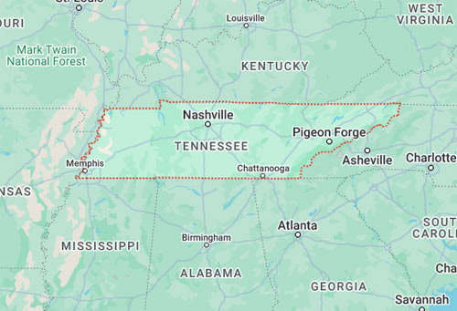 테네시 주에 있는 주요 도시들을 연결하는 프리웨이 - Tennessee - 1
