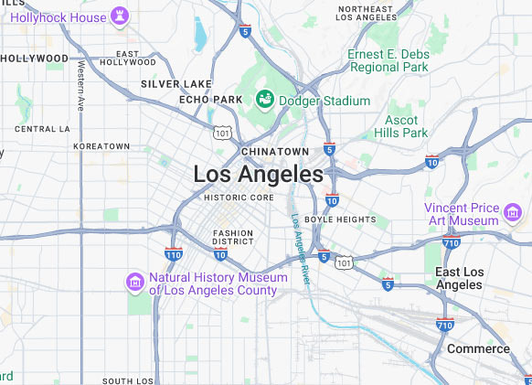 Major Freeway Information in the Los Angeles Area - Los Angeles - 1