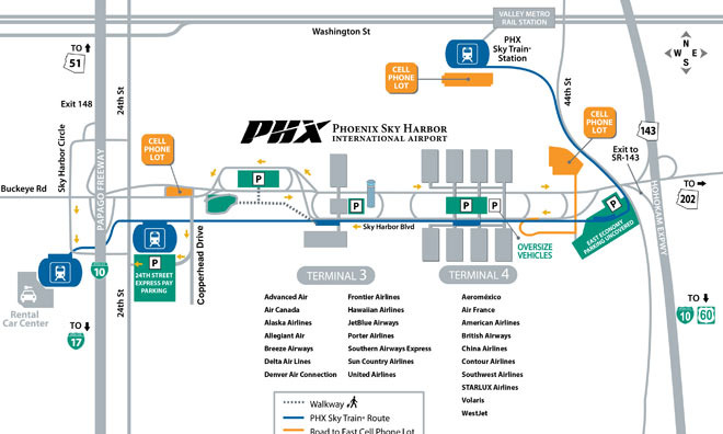 피닉스 스카이하버(Sky Harbor) 공항 완전 가이드 - Phoenix - 2