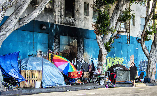 Are the Many Homeless in Democratic Cities Official Merchandise of the Democratic Party? - Burbank - 1
