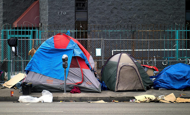 Are the Many Homeless in Democratic Cities Official Merchandise of the Democratic Party? - Burbank - 2