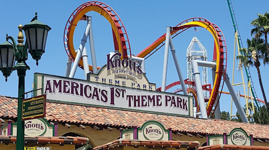 Review of the Surprisingly Scary Knott's Berry Farm Roller Coaster - Buena Park - 1