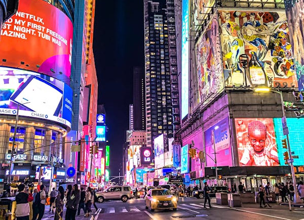 맨해튼의 뉴욕시의 상징적인 장소 - 타임스퀘어  - New York - 1