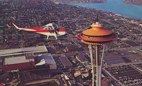 시애틀 Space Needle, 원래는 오렌지 색이었다고? - Seattle - 1