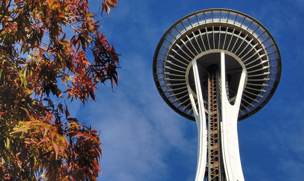 시애틀 Space Needle, 원래는 오렌지 색이었다고? - Seattle - 2