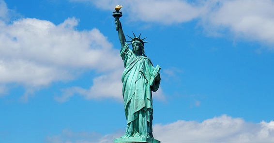 Green Giant of Advance Wearing a Crown and Holding a Golden Torch - New York - 1