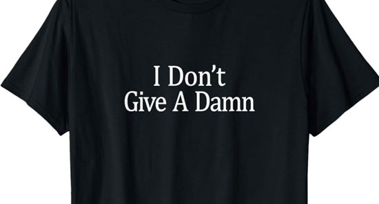 “I don't give a damn” 미국 사람들이 쓰는 이 표현의 뜻 - San Diego - 1