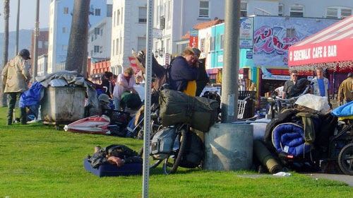 베니스 비치, 산타모니카의 홈리스 문제 - Santa Monica - 1