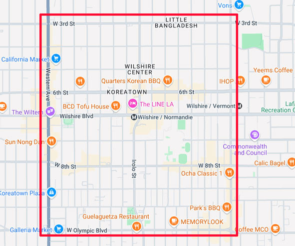 미국에서 가장 유명한 한인 밀집 지역, LA Koreatown - Los Angeles - 1