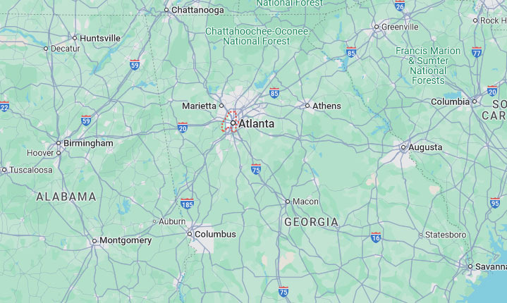 내륙도시인 애틀랜타의 지리적 특징 - Atlanta - 1