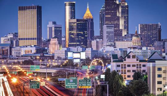 애틀랜타 주변 도시들의 위치와 교통 정보 - Atlanta - 1