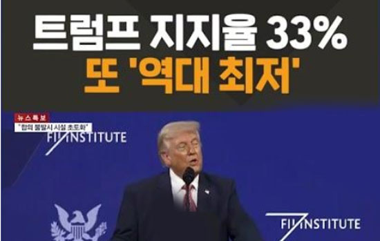 트럼프 지지율 33%가 보내는 신호, 공화당이 흔들리고 있다 - Washington - 1