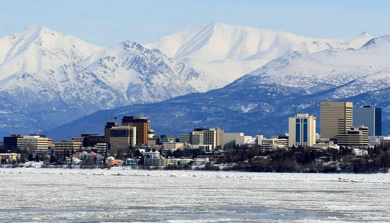 알래스카 앵커리지의 설산은 동반자 같은 존재입니다 - Anchorage - 2
