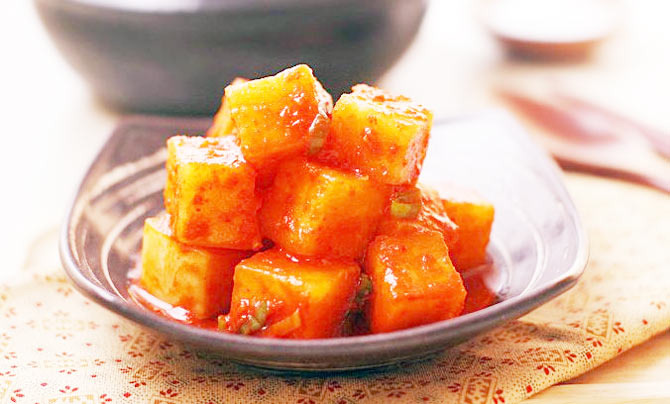 The Secret Recipe for Crunchy Radish Kimchi in Real Restaurant Style - Los Angeles - 1