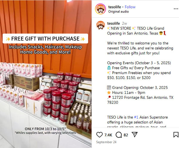 TESO Life Japanese Retail Brand Opens in San Antonio! - San Antonio - 2