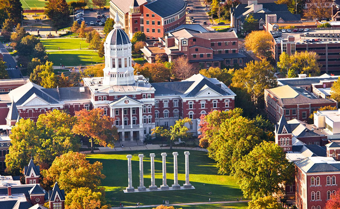 미주(Mizzou)라고 부르는 University of Missouri - Columbia - 1