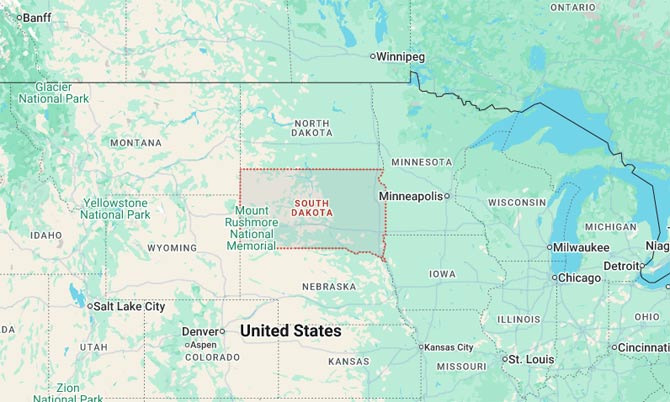 The Oil Fields of South Dakota, Close to North Dakota - South Dakota - 1