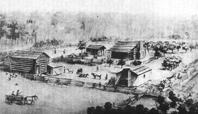 1800년대 인디애나 주는 서부(Frontier)지역 이었습니다 - Indianapolis - 1
