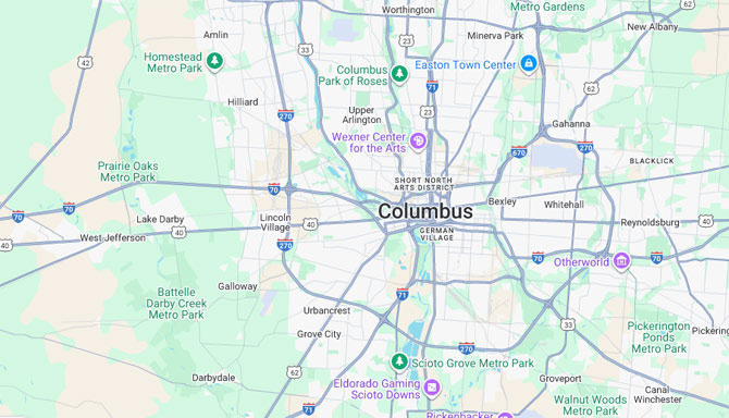 Freeways Passing Through Columbus and Surrounding Traffic Information - Columbus - 1