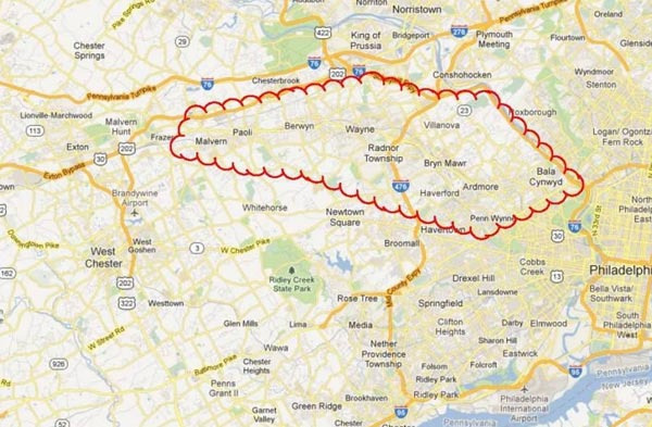 필라델피아 부촌으로 유명한 메인 라인(Main Line)은 어디인가요? - Pennsylvania - 1