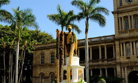 킹 카메하메하 (King Kamehameha Statue) 이야기 - Hawaii - 1