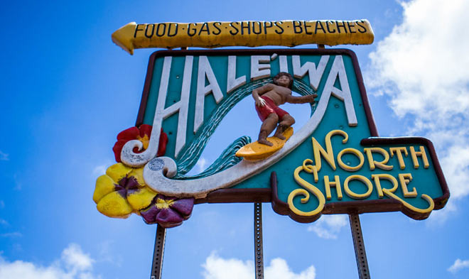 노스쇼어(North Shore) 의 마을 할레이바(Haleʻiwa) - Honolulu - 1